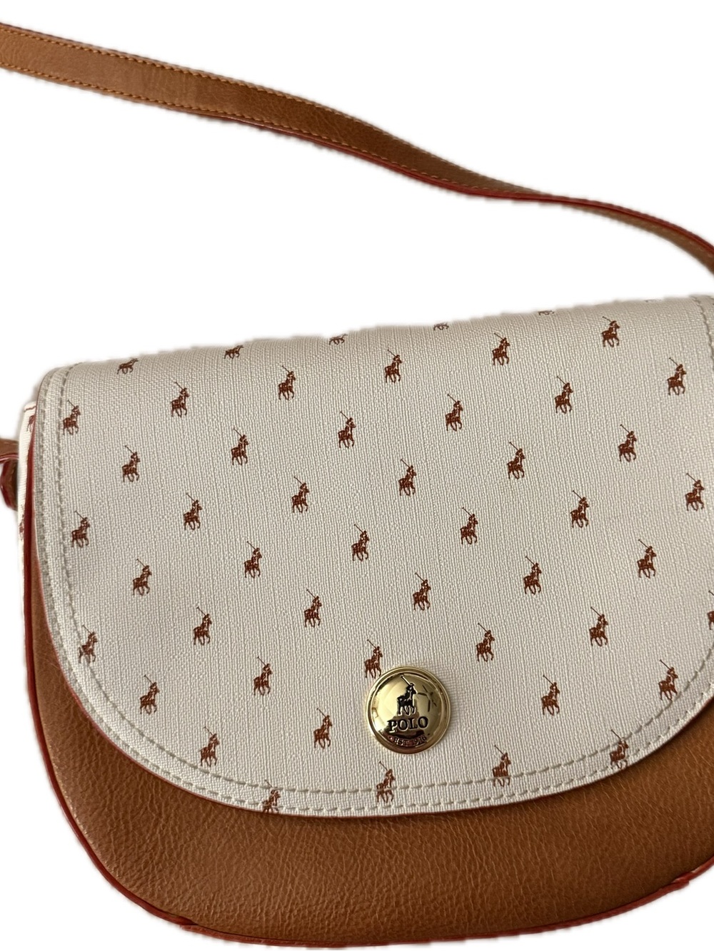 Polo South Africa Peninsula Saddle Crossbody Bag EUC